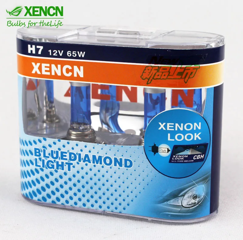 XENCN auto lamp factory Blue Diamond Light 12V 65W PX26d Xenon Look super white halogen bulbs H7