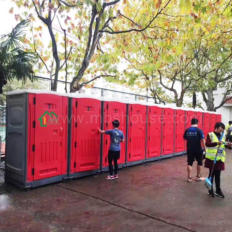 China Eco-friendly Mobile plastic prefab Portable toilets
