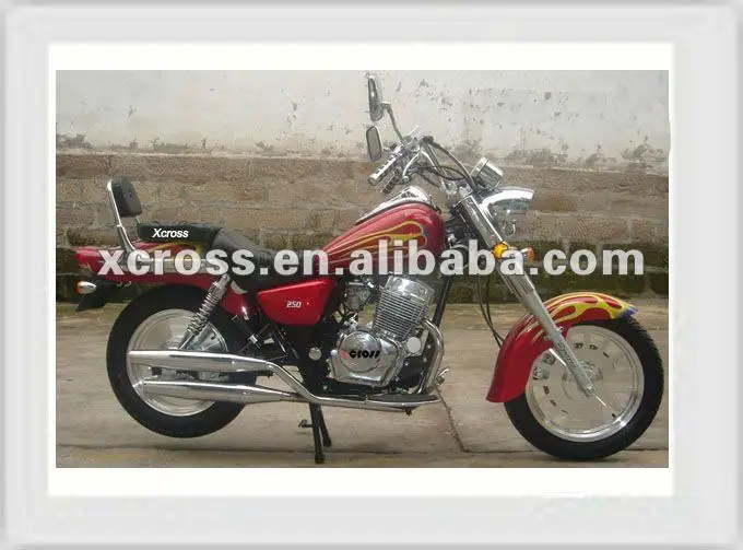 250CC cruiser with two cylinder engine