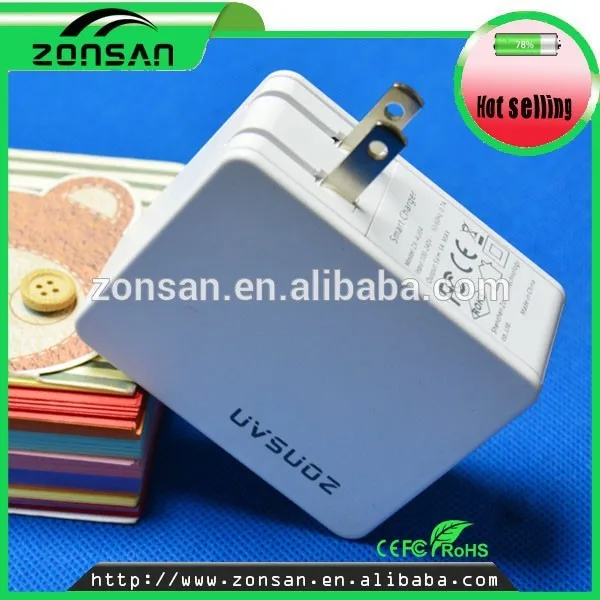 New 5V 1A 2.1A fast charging micro usb charger with folding plug smart IC