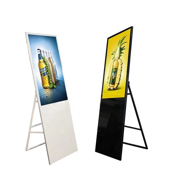 Shop Entrance Portable 43inch Ultra Thin Android Remote Control LCD Digital Signage and Displays Kiosk