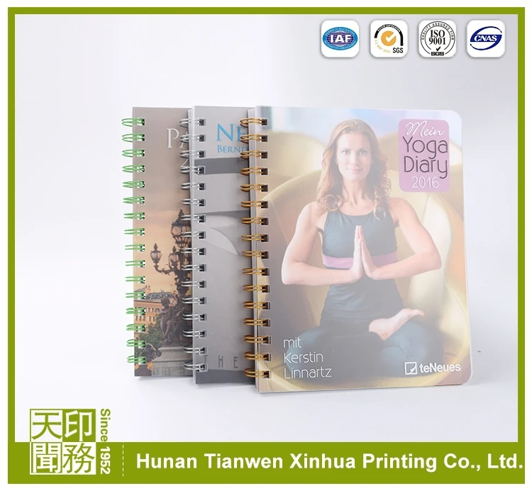 
small pocket student paper notebook with pvc cover 