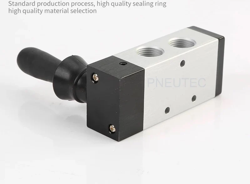 PNEUTEC 5 way 4H210-08 Port 1/4 BSP 4H210-06 1/8 BSP Manual control directional reset type Pneumatic hand pull valves