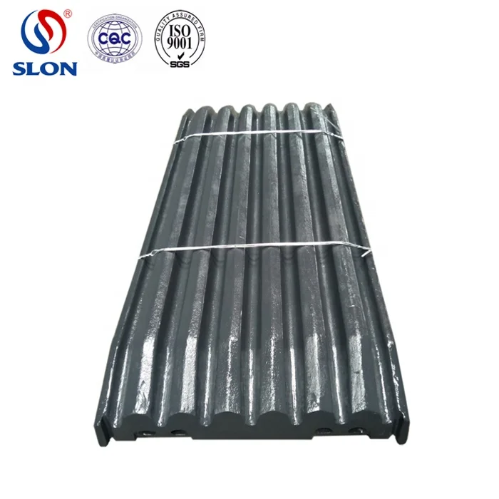 High manganese 13% 18%  jaw crusher spare parts CJ412  CJ613  JM1513 Fixed /Swing Jaw plate