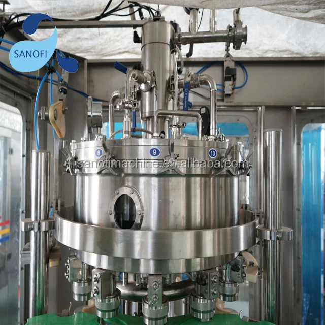 Automatic 500ml / 1L Carbonate Soda Drink Filling Machine