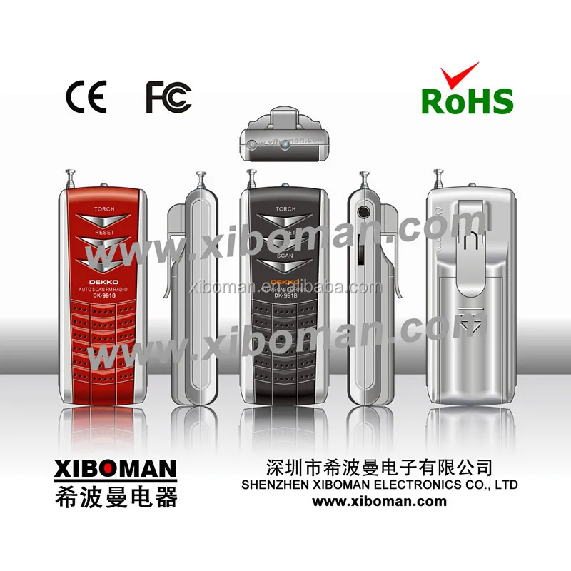 DK - 9918 OEM and ODM paint can shaped fm radio