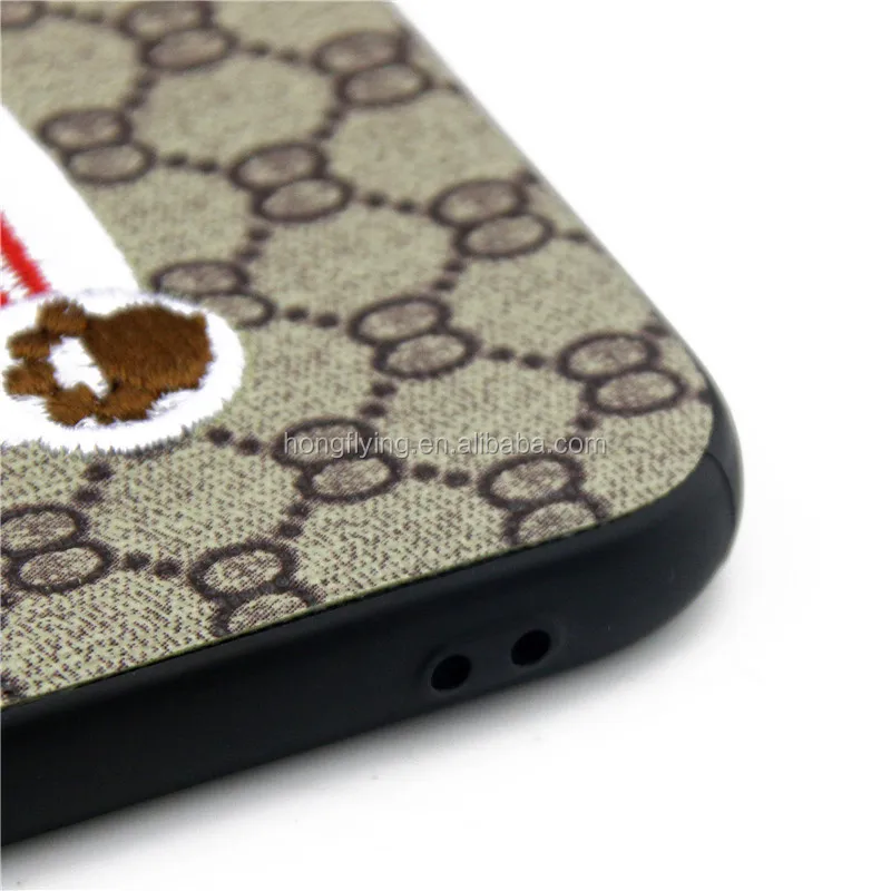 
Hot Sale for iPhone 8 x Soft TPU Embroidery Pattern Cell Phone Case Cover 