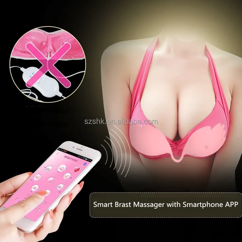 
Wireless Inserts chest nipple Enlarge Electric silicone breast enhancer 