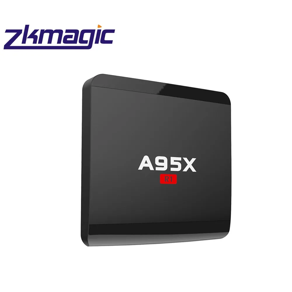 Zkmagic завод прямые продажи android tv box 2.4 Г WI-FI A95X R1 Rk3229 Quad Core android 6.0 tv box