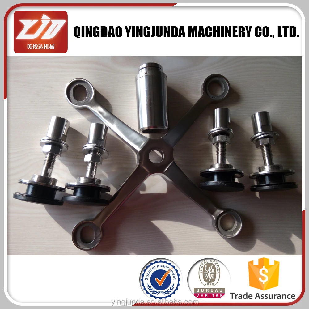 
stainless steel glass spider four way arm spider factory price 