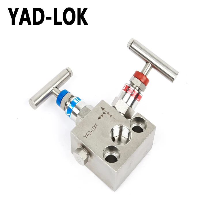 
YAD-LOK China High Quality High Pressure SS304L 2 Way Valve Manifold 