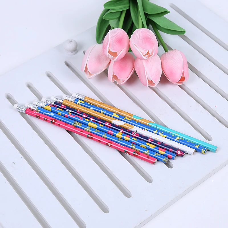 Индивидуальный карандаш с термоусадочной пленкой, ароматизированный карандаш с различным запахом HB