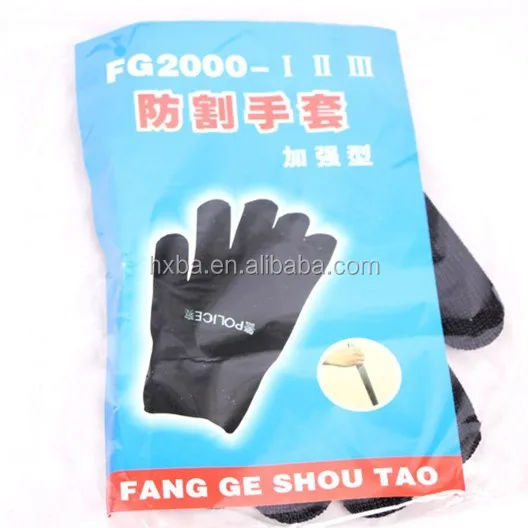 Cutting defense anti cutting stainless steel mesh working gloves