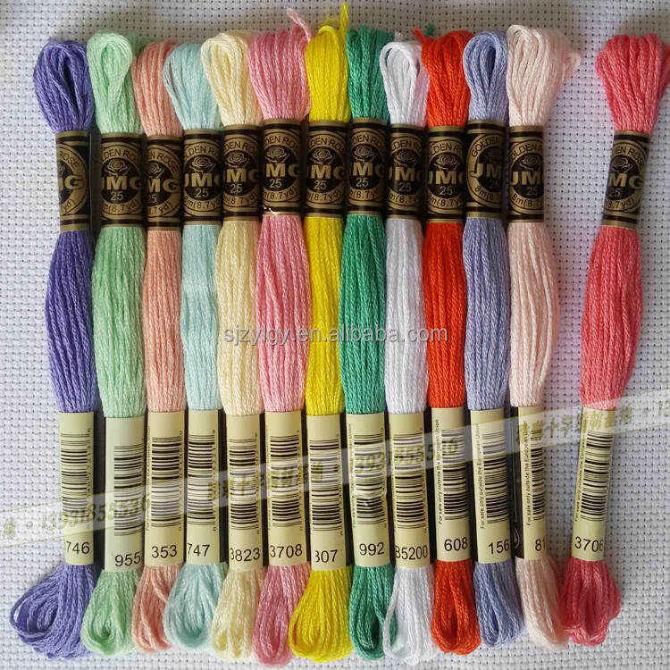 JMG Brand cotton embroidery thread factory dropshipping