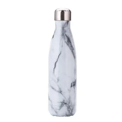 500ml blue marble cola bottle  new products for water bottle thermos flask vacuum flask logo