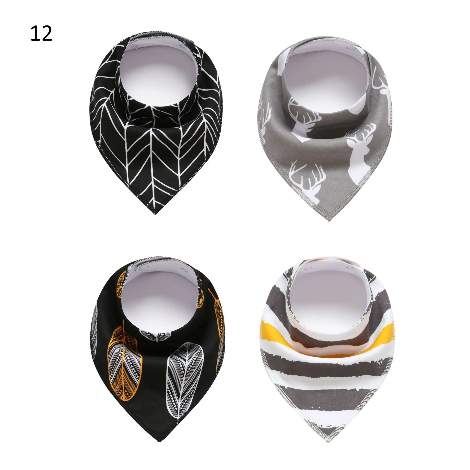 Wholesale Cotton Adjustable Cheap Custom Print Logo Dog Bandana for Pet