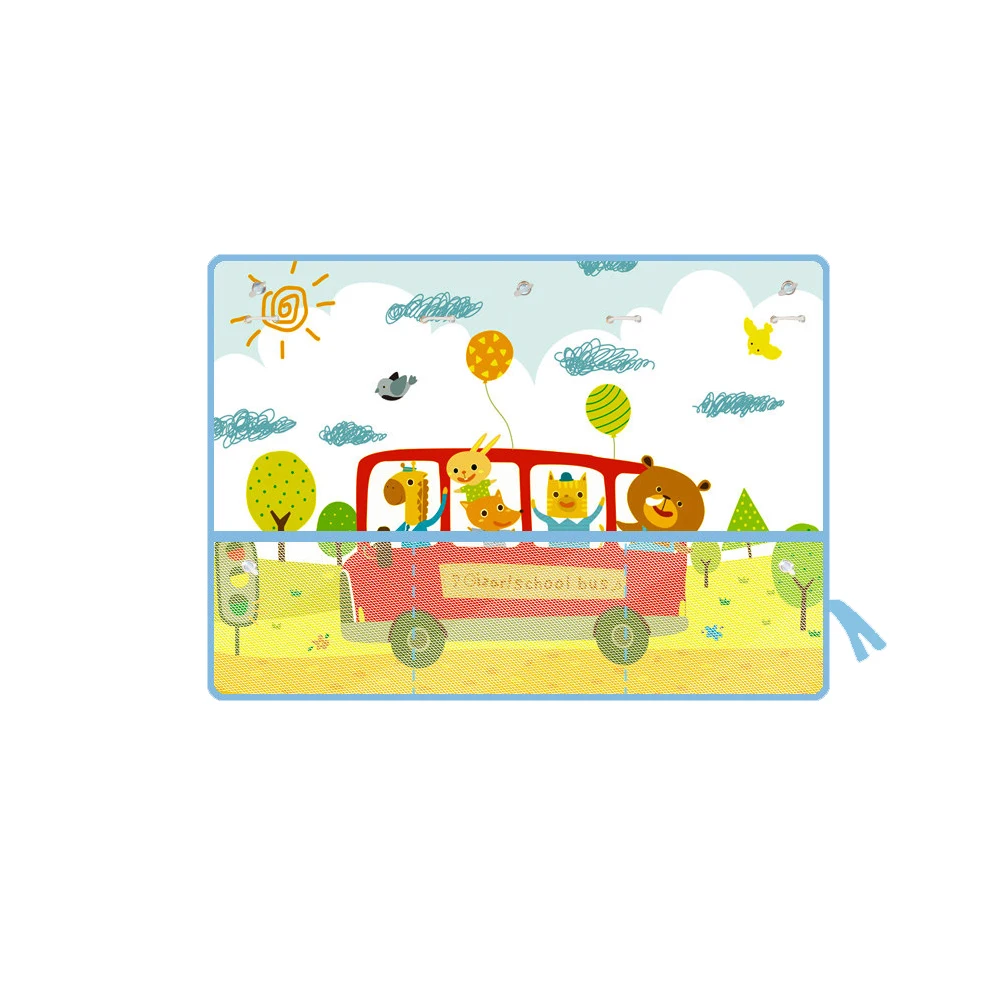 Airplane Bus Window Shade Cartoon Curtains For Baby