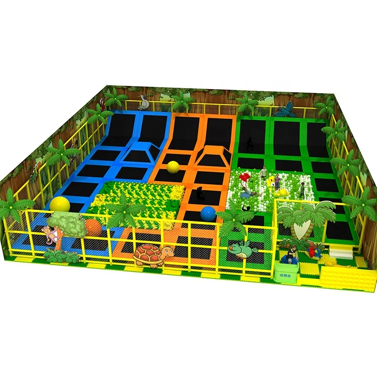 Hot Sale China Amusement Wholesale Adult Indoor Trampoline Park