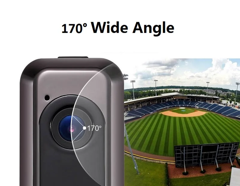 Full HD 1080P Portable USB Wireless Camera With Wearable Clip