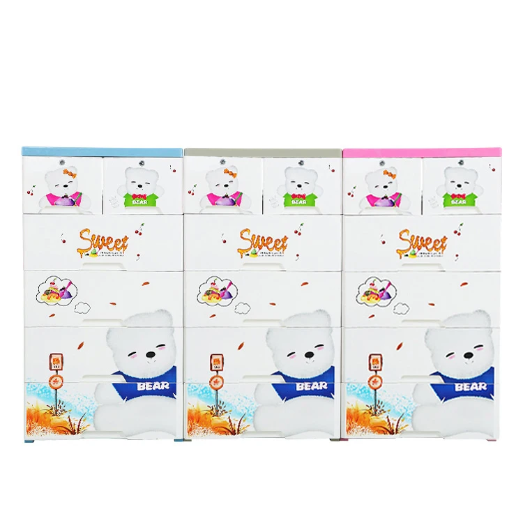 Вместительный детский пластиковый ящик, дизайн шкафа для одежды