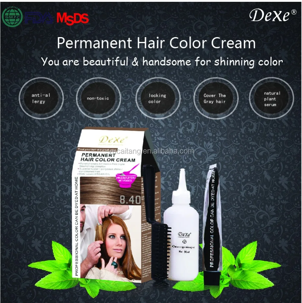 Black cherry hair dye hot color cream 30ml 60ml 80ml hair color wholesale
