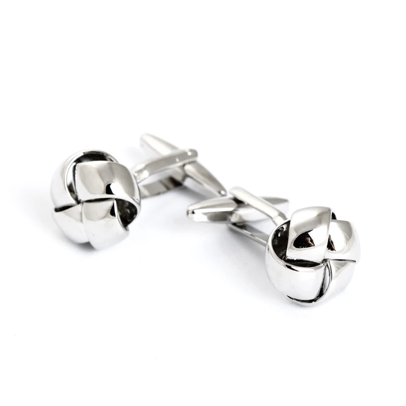 Cheap Silver Knot Men Shirt Cufflinks