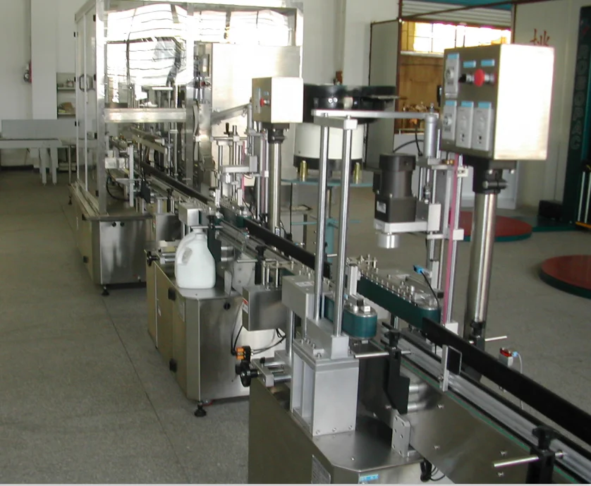 
automatic whole packing line for food and beverage filling line 