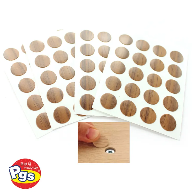 Prodigy OAK 12mm Adhesive Screw Hole Covers Stickers Baby