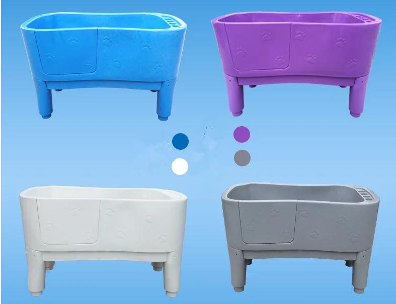 
Large Plastic Dog Bath Tub Grooming Pet Tub H-111 