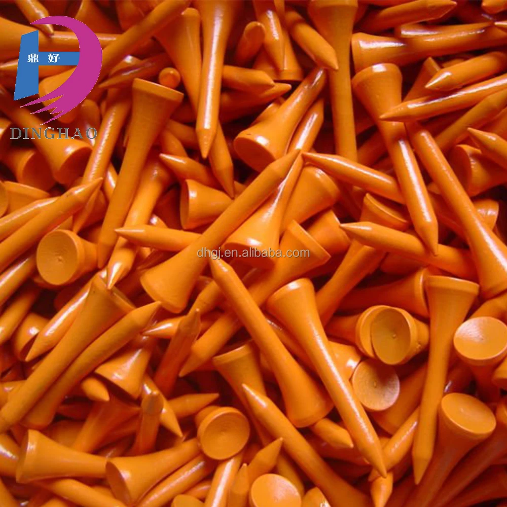 
High Quality 5.4cm colored Natural Cheap Wood Golf Tee 