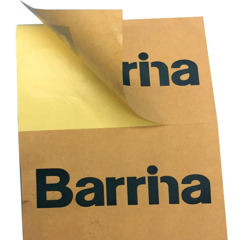 Biodegradable Adhesive Die Cut Paper Packing Sticker Labels Print Custom Sticker MHL Gift & Craft Cmyk Print Accept