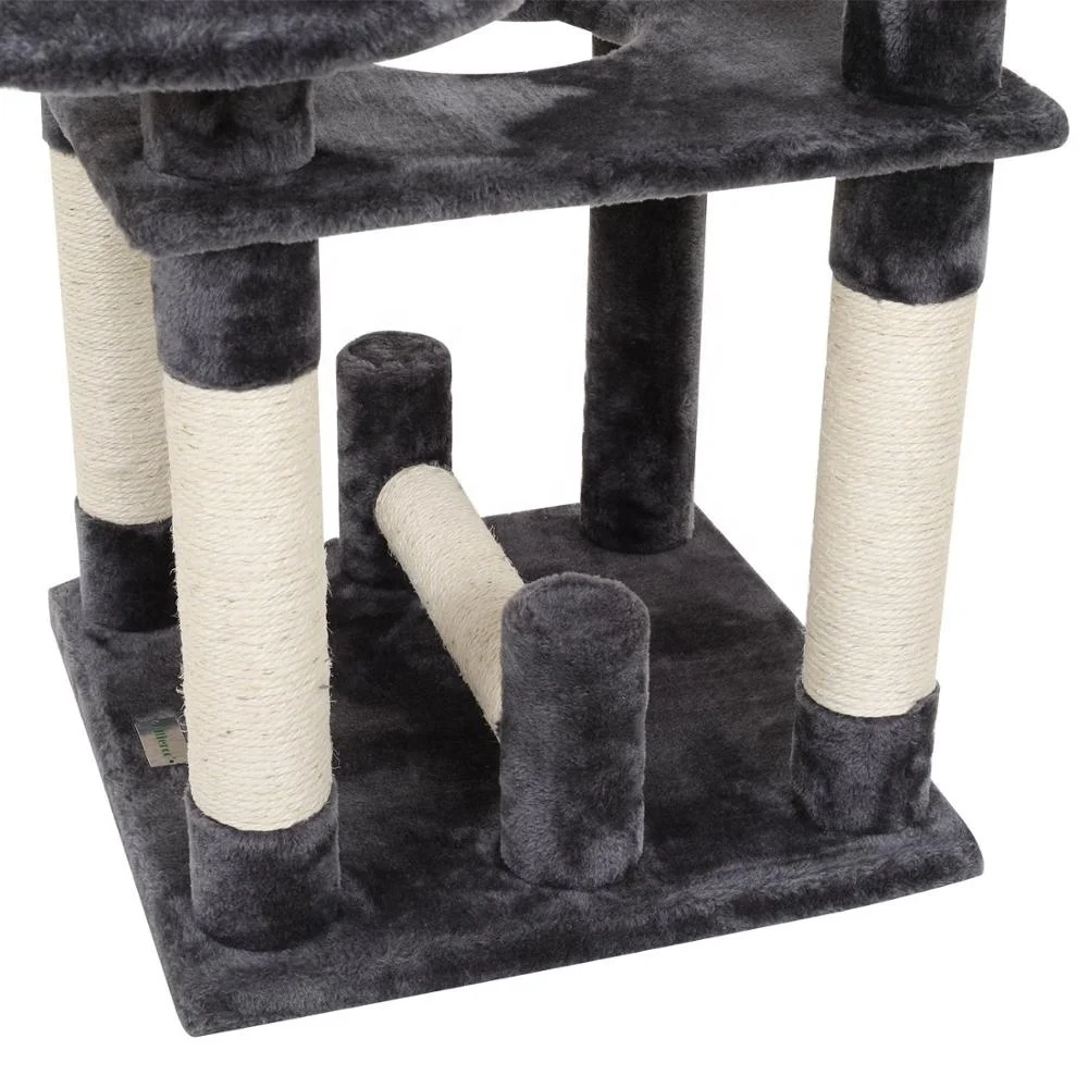 Home Style Wooden Cat Scratcher Tree Furniture Big Cat Tree