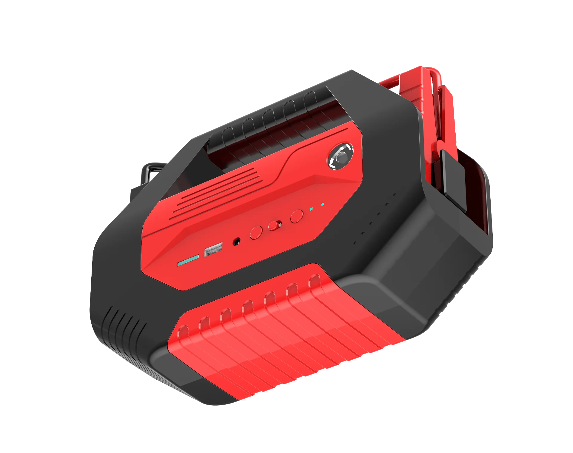 12v/24v jump starter 32000 mah  heavy duty truck towing vehicle with 2x 230Ah 1200A lead battery booster