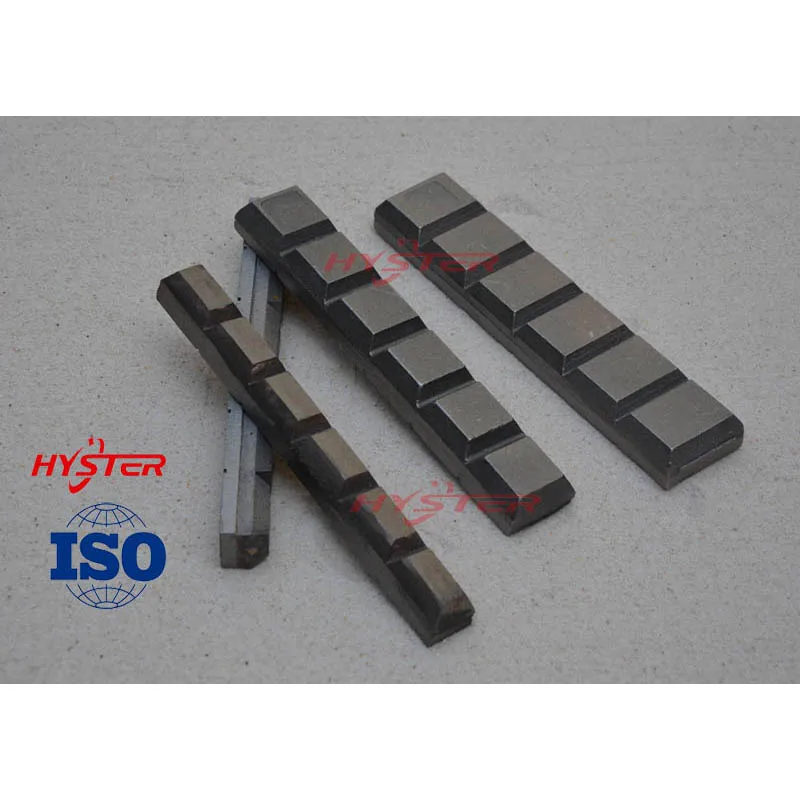 63HRC 700BHN Wear protection chock bar Wear Buttons for heavy duty Buckets and other industry tools