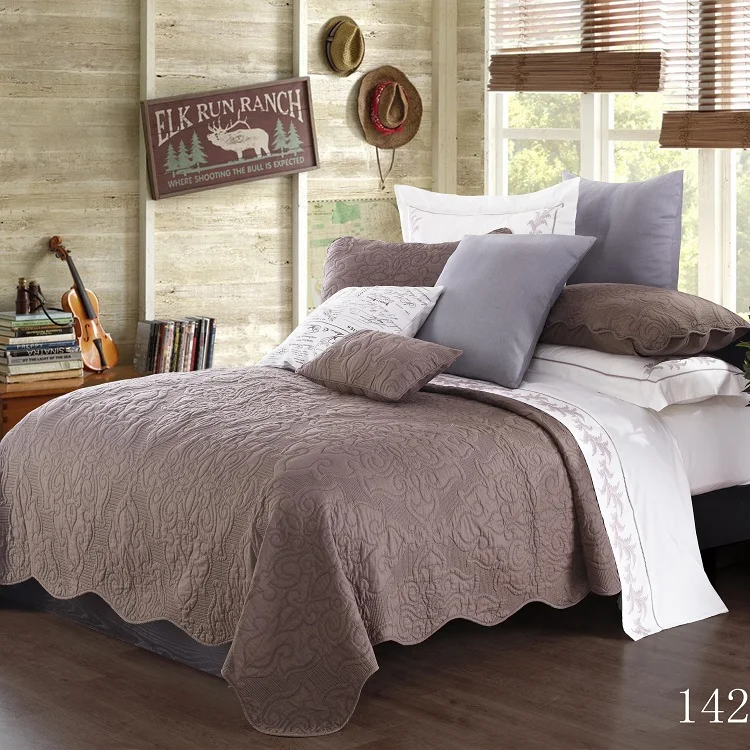 Индийский стеганые низкая цена постельное белье хлопок лоскутное покрывало