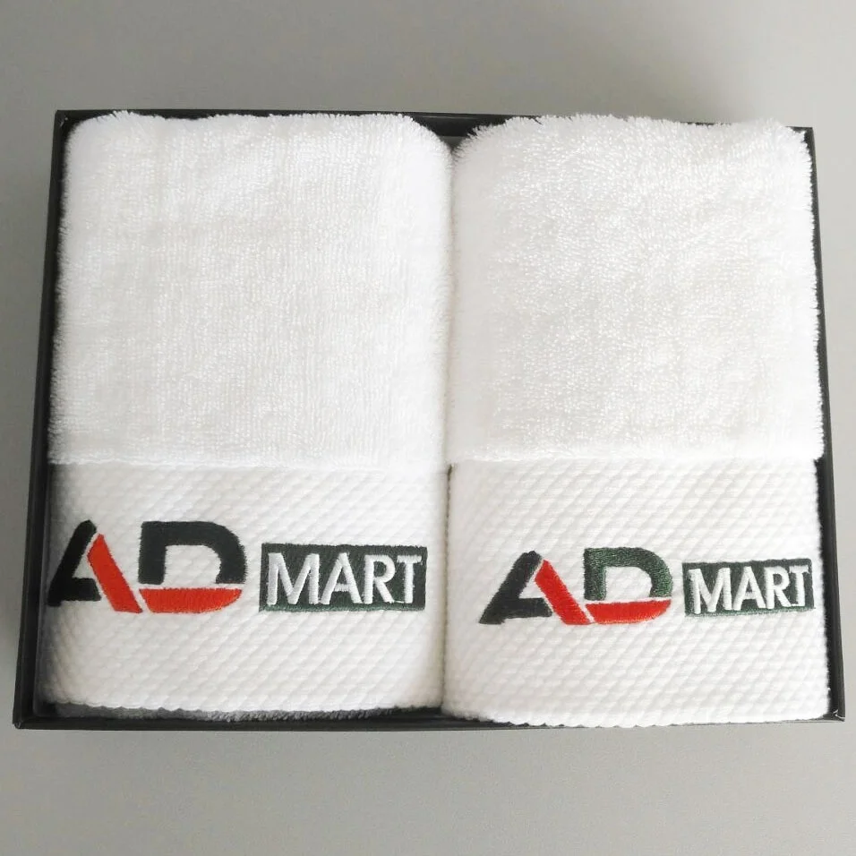 100 Cotton Small Face Towel Promotion Towel Souvenir Gift Towel With Logo
