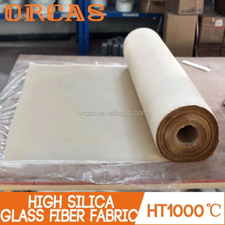 
Light weight thermal insulation material high silica glass fiber cloth 