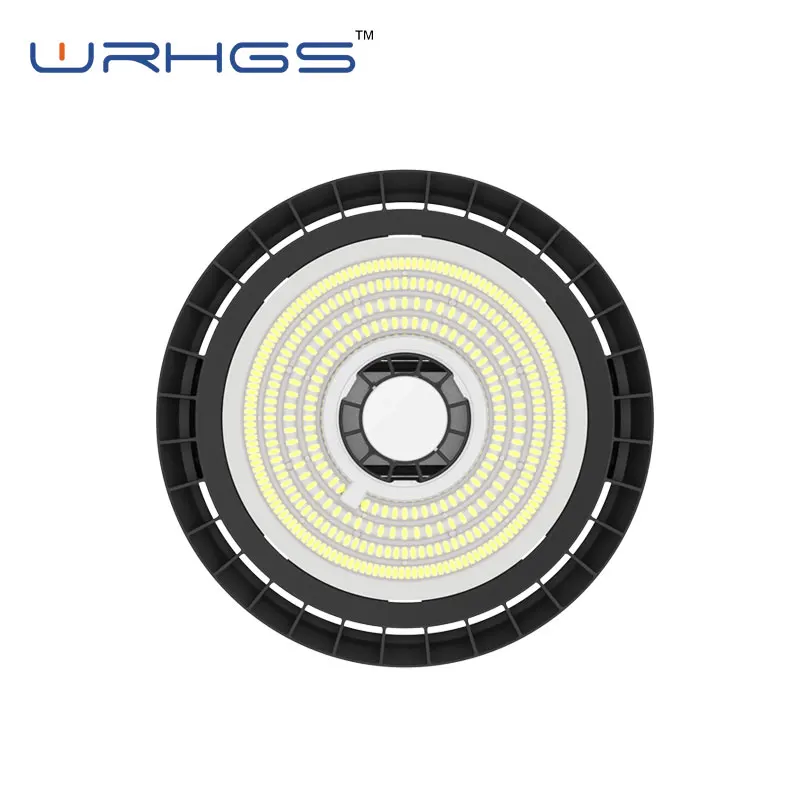 
160lm/w 120v 347v DLC dimmable dali zigbee control 100w 150w 200w light ufo led high bay 