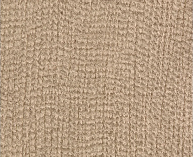 
cotton double - layer fabric gauze texture crepe cloth for dress 