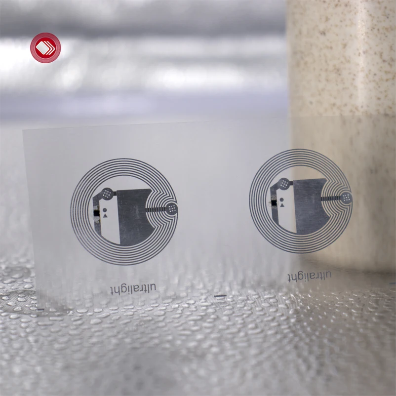 Custom 13.56mhz Nfc  213 215 216 Hf Rfid Wet Dry Inlay Access Control Card PET Coated Paper