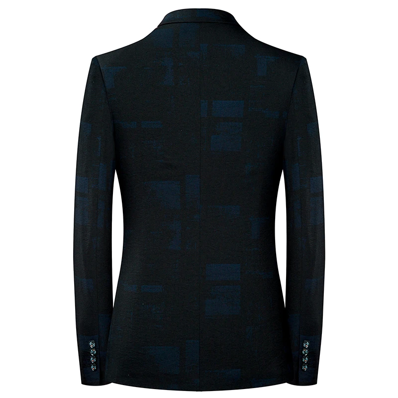 Весенняя мужская мода, для отдыха, деловой костюм с принтом, куртка и платье для мужчин