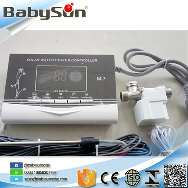 Non-pressuirrized solar water heater controller m7