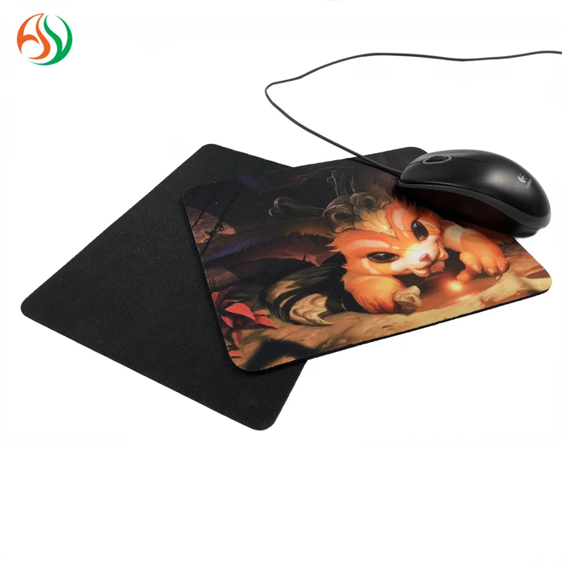 Персонализированный Высококачественный Компьютерный нескользящий коврик для мыши с принтом животных для рекламного подарка