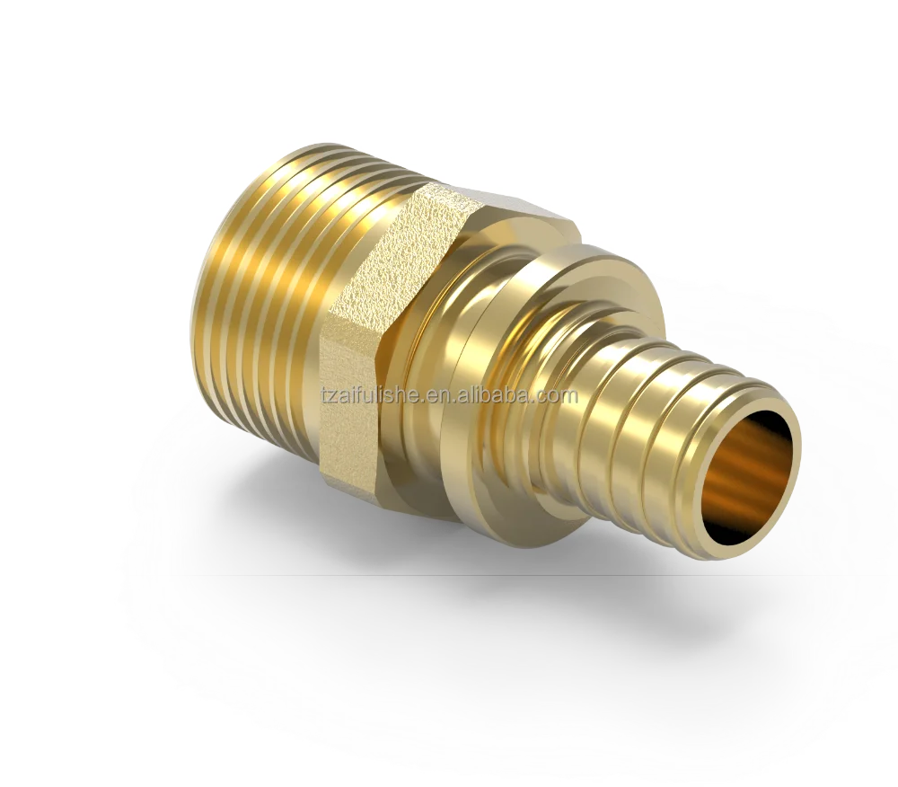 Good quality Brass Pex fittings S3.2 brass pipe fittings for water heating system