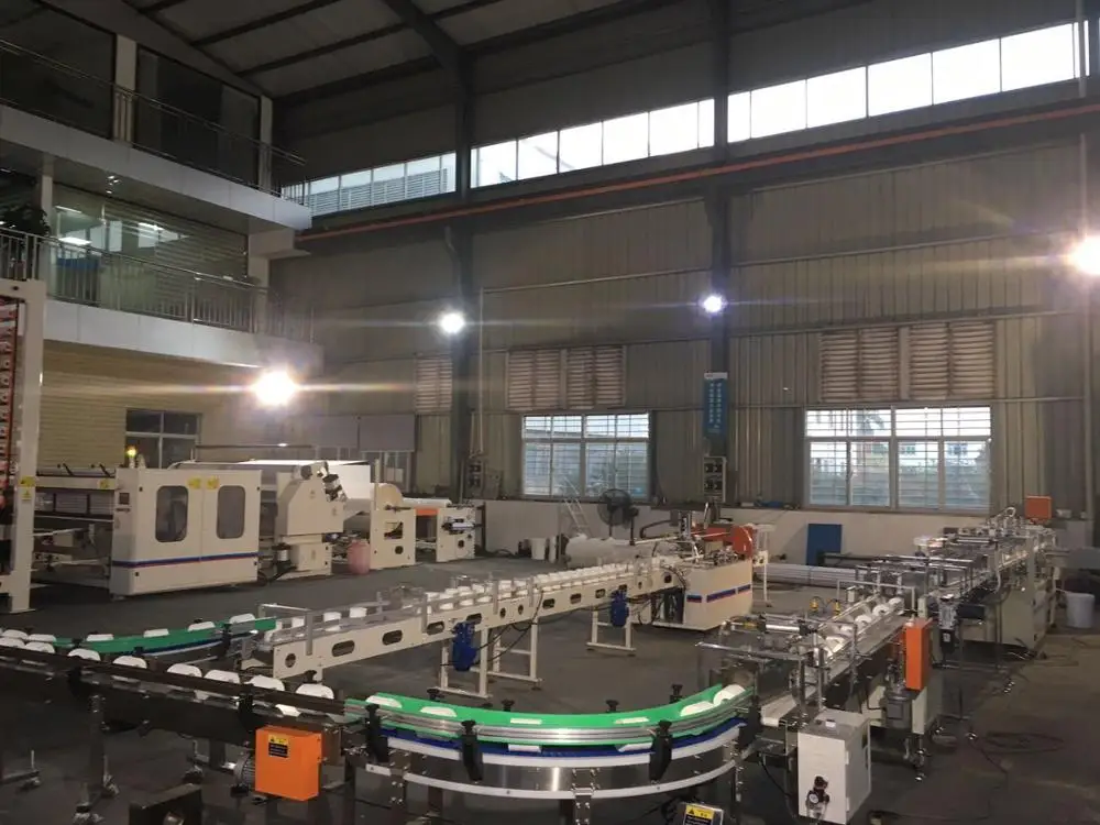 
HX-SJZ-2800D Automatic Wrapper-type High Speed Kitchen Towel/Toilet Paper Production Line 