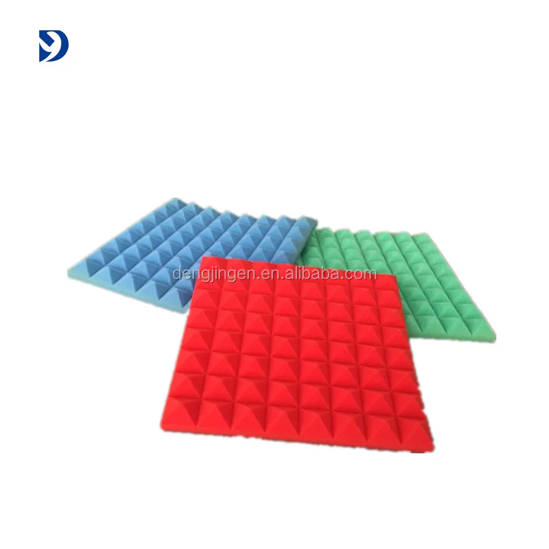 Red/blue/yellow /pink 600x600x50mm New Acoustic Wedge Soundproofing Studio Foam Acoustic sponge