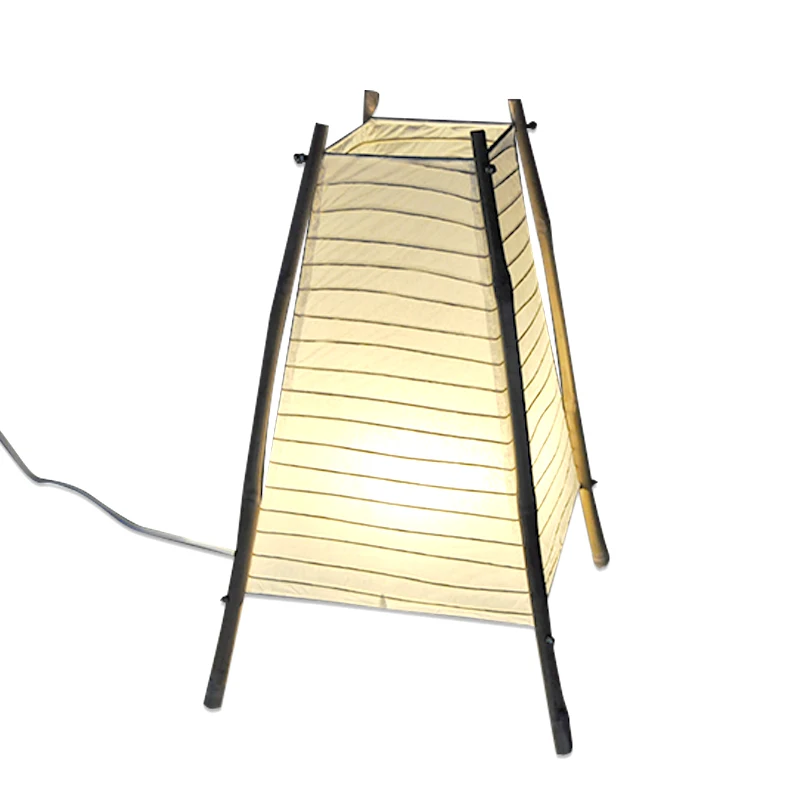New Design Home Decor Bamboo Frame Modern Led Table Lamp with Rice Paper Finished Made in China