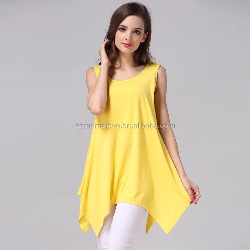 Розничная продажа Мягкая трикотажная ткань с эмоциями для мам Одежда для беременных Топ для кормления грудью майки