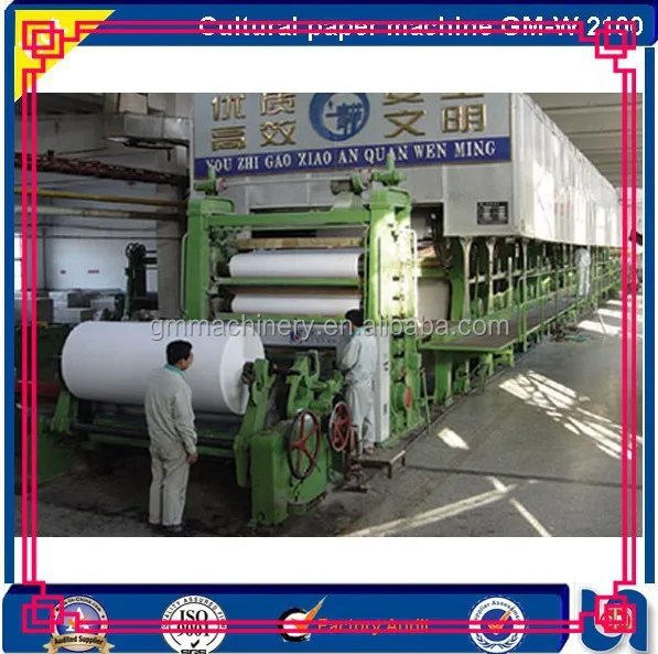 Малый отходов переработки машина, Копия бумага производство машины, Бумажный комбинат производители оборудования в китае