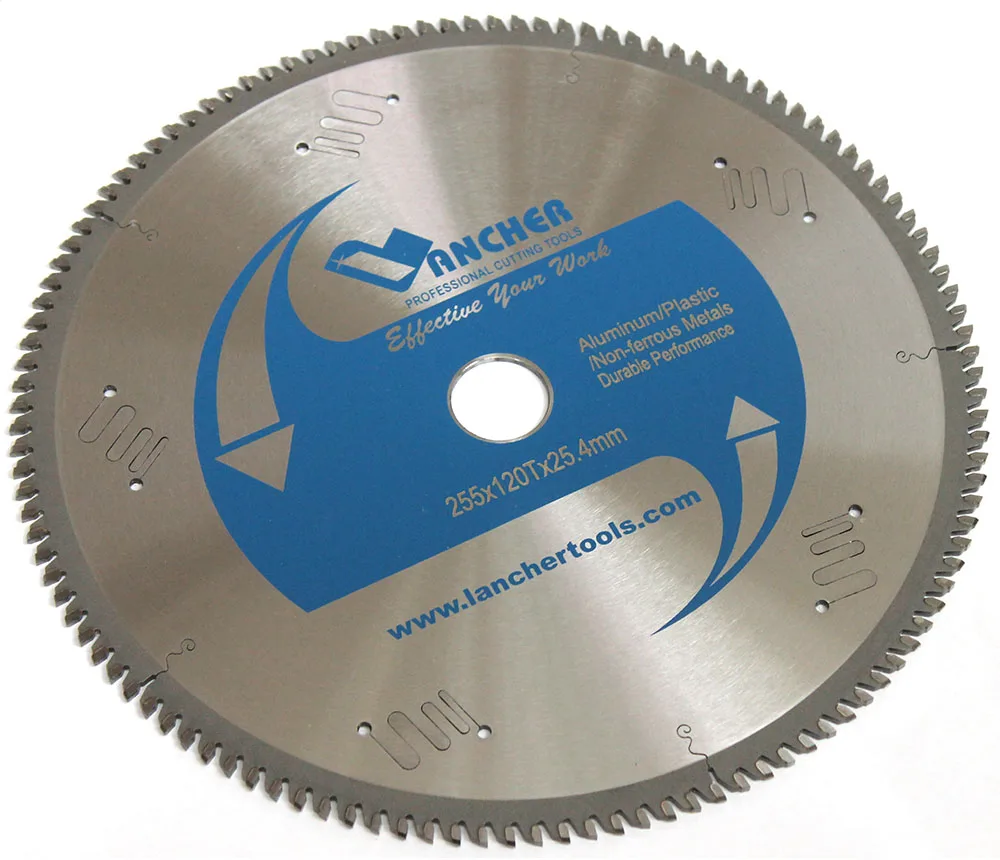 Lancher Cutting Aluminum 255*120T*25.4mm T.C.T Saw Blades